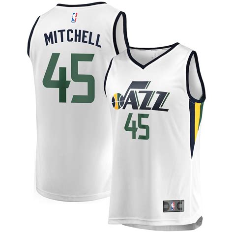 Donovan Mitchell Blue Jersey Nike Donovan Mitchell Utah Jazz Nba