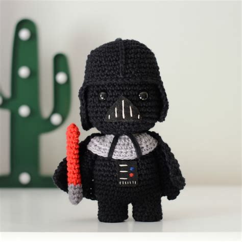 Chaveiro Darth Vader Em Croche Amigurumi Produtos Elo7