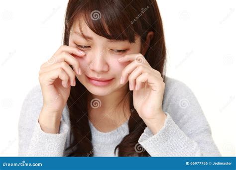 Sad Young Japanese Woman Stock Image Image Of Problem 66977755