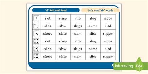 Sl Roll And Read Board Game Profesor Hizo Twinkl