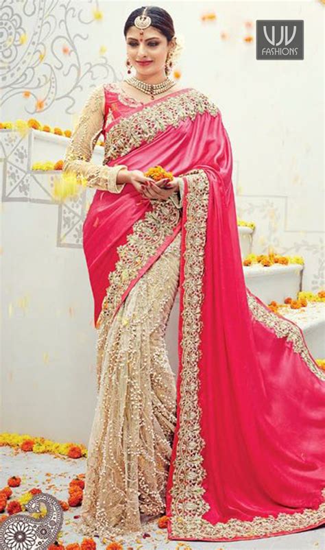 Perfervid Beige Color Silk Net Designer Saree Grab The Second Look In This Elegant Attire For