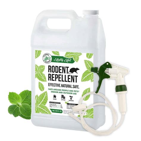 Mighty Mint Gallon Oz Rodent Natural Peppermint Oil Spray Non