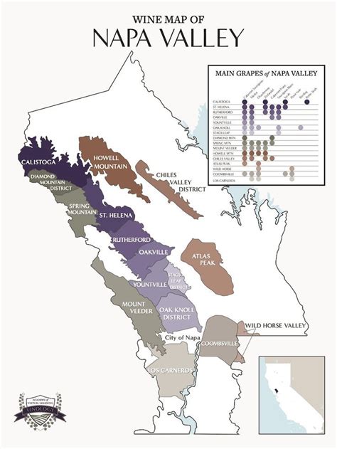 Explore the Napa Valley AVA Map