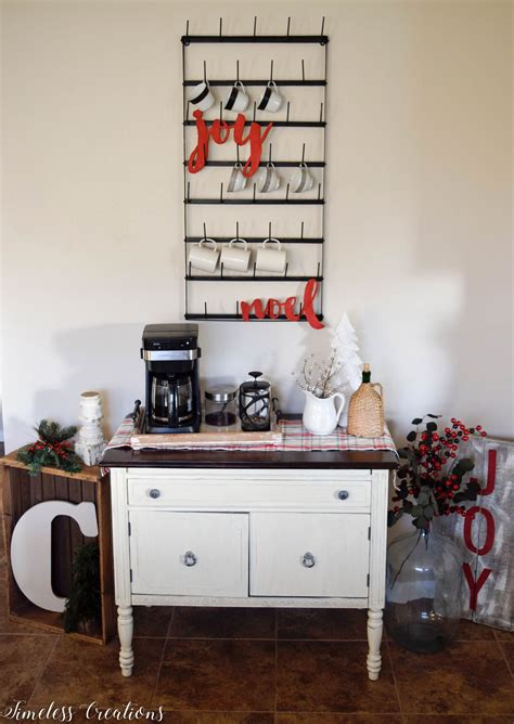 Christmas Coffee Bar - Decor Ideas for Every Season - Timeless Creations