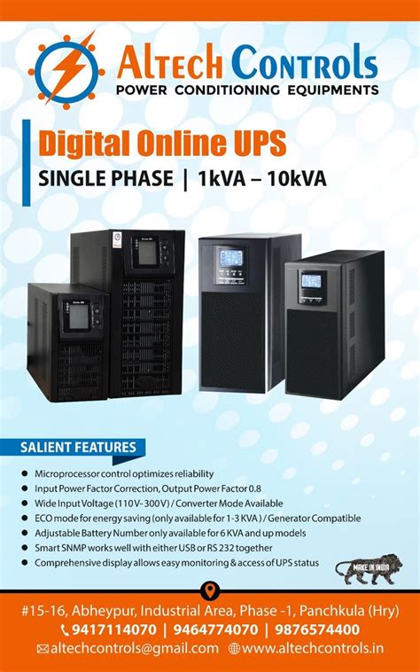 Single Phase Cvcf Frequency Converter Industrial Ups