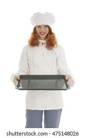 Female Baker Chef Red Hair Isolated Stock Photo Shutterstock