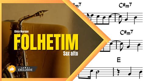 Folhetim Sax Alto Partitura Playback Youtube