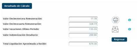 Calculadora De Liquidación Laboral O Finiquito Simulador