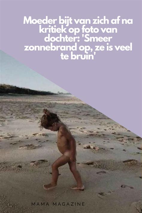 MOEDER BIJT VAN ZICH AF NA KRITIEK OP FOTO VAN DOCHTER SMEER