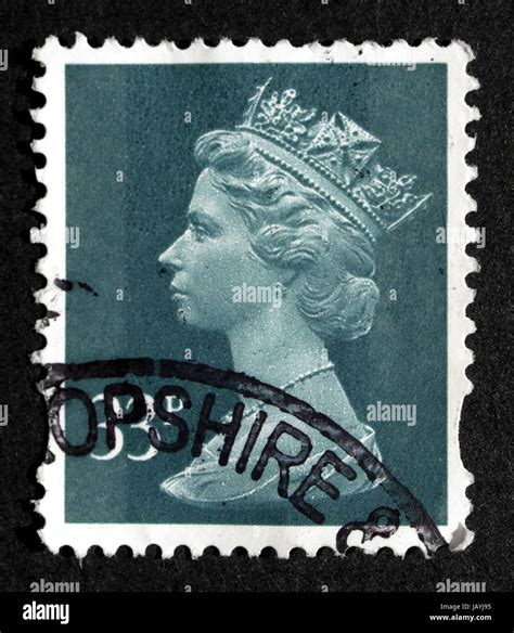 London Uk September 15 2008 British Postage Stamp With Hm The