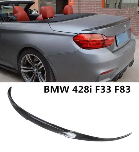 JINGHANG Carbon Fiber Car Rear Wing Trunk Lip Spoilers For BMW 4 Series ...