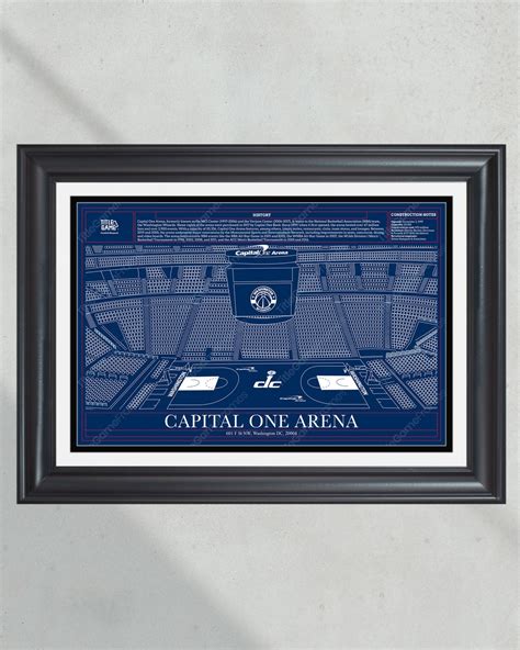 Washington Wizards Capital One Arena Basketball Stadium Blueprint - Etsy