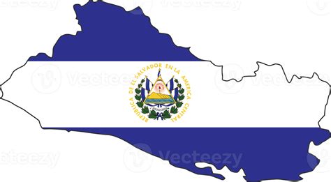 el salvador mapa ciudad color de la bandera del país 12177243 PNG