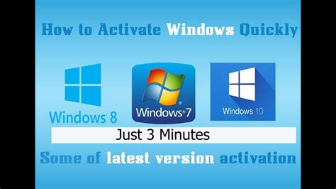 Activate Any Windows How To Activate Windows 10 8 8 1 7 All