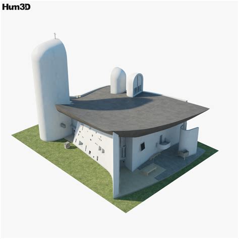 Notre Dame du Haut 3D model - Architecture on Hum3D