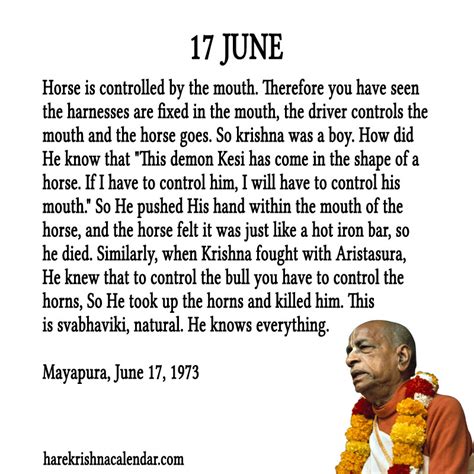 17 June | Spiritual Quotes By ISKCON Desire Tree