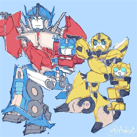 💙 Optimus prime X Bumblebee 💛(Imágenes)