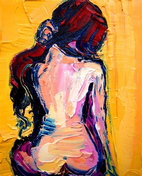 Abstract Nude Print Colorful Art By Aja Sunbathe X X Etsy