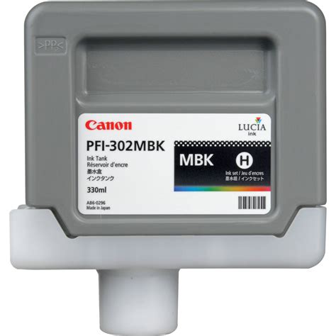 Canon Pfi Mbk Black Ink Tank Ml Pack B B H