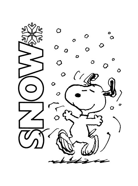 Printable Snoopy And Woodstock Coloring Pages - Free Printable Templates