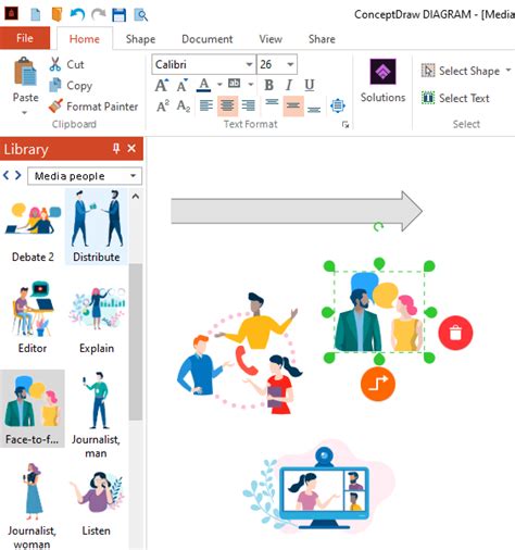 Designing Mass Media Infographics Conceptdraw Helpdesk