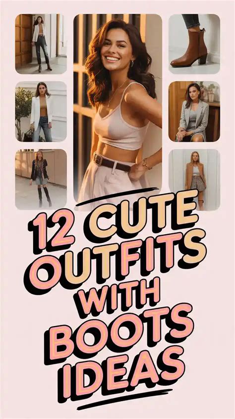 12 Cute Outfits With Boots Ideas T4w