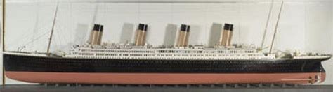 Historical Site Builders Model Of The Olympic Titanic 1912