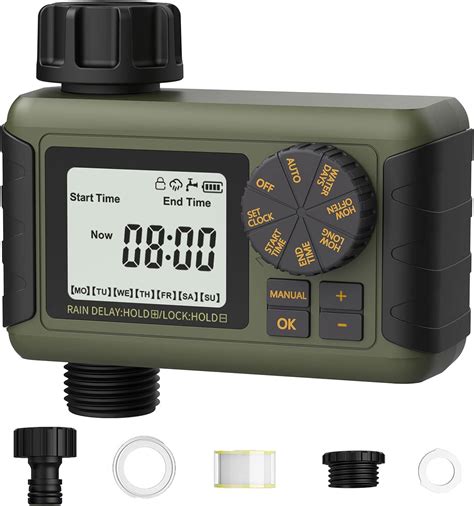 Water Timers For Irrigation Diivoo Garden Hose Timer With Timing And