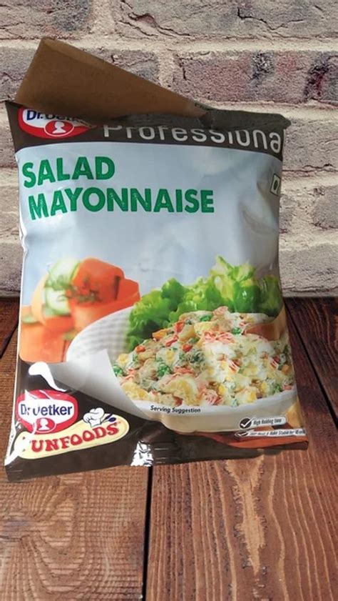 Dr Oetker White Salad Mayonnaise For Salads Packaging Type Pouch At