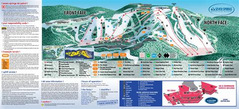 Seven Springs Piste And Ski Trail Maps