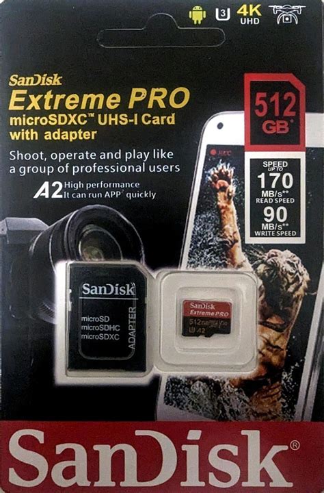 Yahooオークション マイクロsdカード Sdxc Extreme Pro 512gb 新品