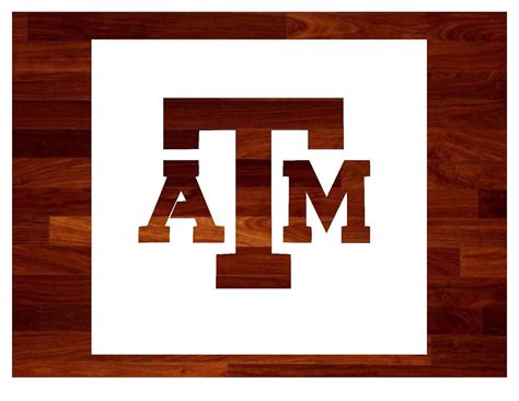 Amazon.com: Texas A&M ~Stencil ~ Multiple Sizes ~ Custom Stencil ...