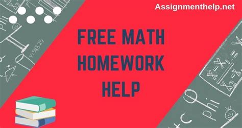 Free Math Homework Help Assignment Help Blog