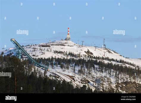 Ruka ski resort in late spring, Finland Stock Photo - Alamy