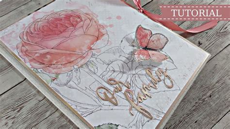 Simple Stories Mini Album Tutorial Marina Manioti YouTube