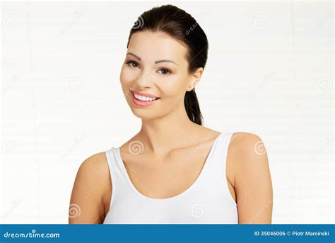 Attractive Woman Stock Photo Image Of Cheerful Healthy 35046006