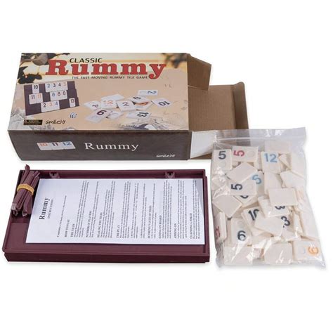 1 Set, Rummy Large Numbers Edition, Original Rummy Tile Game, Rummy ...