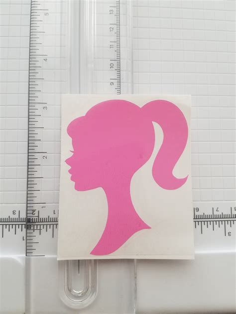 Barbie Silhouette Sticker | Etsy