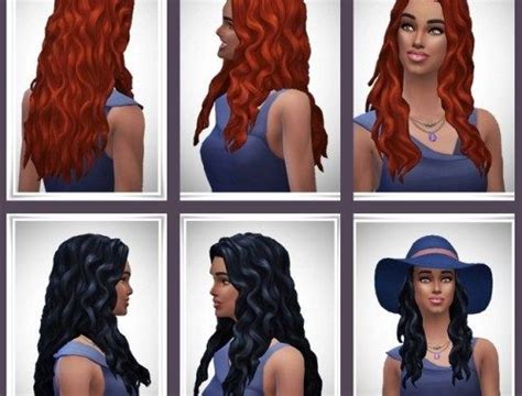 The Sims 4 Hairstyles - FREE Downloads | Hair styles, Sims, Download hair