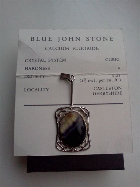 Blue John Pendant | Collectors Weekly