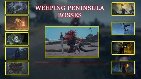 Welcome To Weeping Peninsula All 10 Bosses Elden Ring Youtube