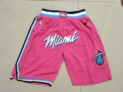 Miami Heat Pink Shorts - Justdonshorts