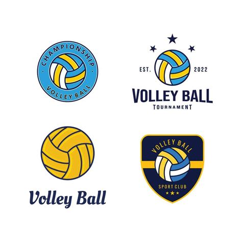 Vector Volleyball Logo Template 23959854 Vector Art at Vecteezy