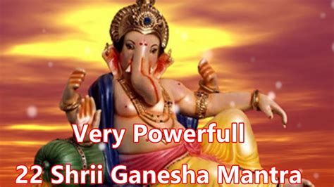 Chant With Me Very Powerful Shrii Ganesha Mantra Dr Murali