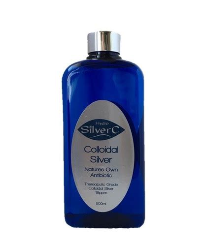 Colloidal Silver Hydro SIlverC 500ml Cynthia S Naturals BeautyStudio