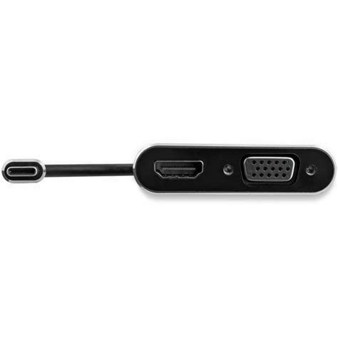 StarTech USB C Naar VGA En HDMI Adapter 4K Aluminium