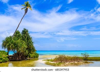 Tabuaeran Fanning Island Republic Kiribatitabuaeran Beach Stock Photo ...