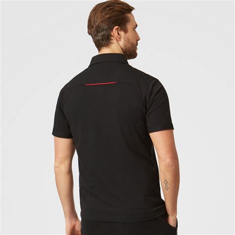 PORSCHE MOTORSPORT FANWEAR MENS POLO BLACK Gp Store Latam