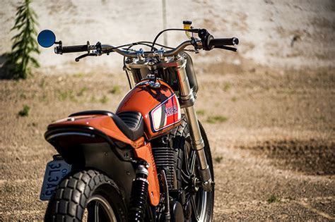 Historic Yamaha Xt500 Flat Tracker By Jerrett Bellamy Yamaha Old Bikes List