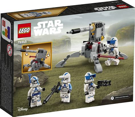 LEGO 75345 Star Wars 501st Clone Troopers Battle Pack Building Toy Set